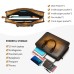 Luxury Handmade Genuine Leather Briefcase High Quality Men Handbag Laptop Bag Briefcase