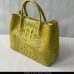 Handmade Exotic high quality women genuine crocodile leather skin lady leather handbag