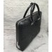 Business Style Authentic Real Crocodile Skin Passcode Lock Men Black Briefcase