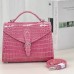 Elegant new style luxury ladies real crocodile skin leather handbag for women