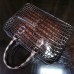 Custom made men bags crocodile office document bags male business briefcase leather handbag