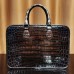 Custom made men bags crocodile office document bags male business briefcase leather handbag