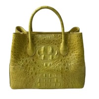 Handmade Exotic high quality women genuine crocodile leather skin lady leather handbag