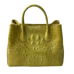Handmade Exotic high quality women genuine crocodile leather skin lady leather handbag