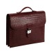 Luxury designer handmade real exotic genuine alligator crocodile skin leather briefcase business bag