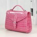 Elegant new style luxury ladies real crocodile skin leather handbag for women